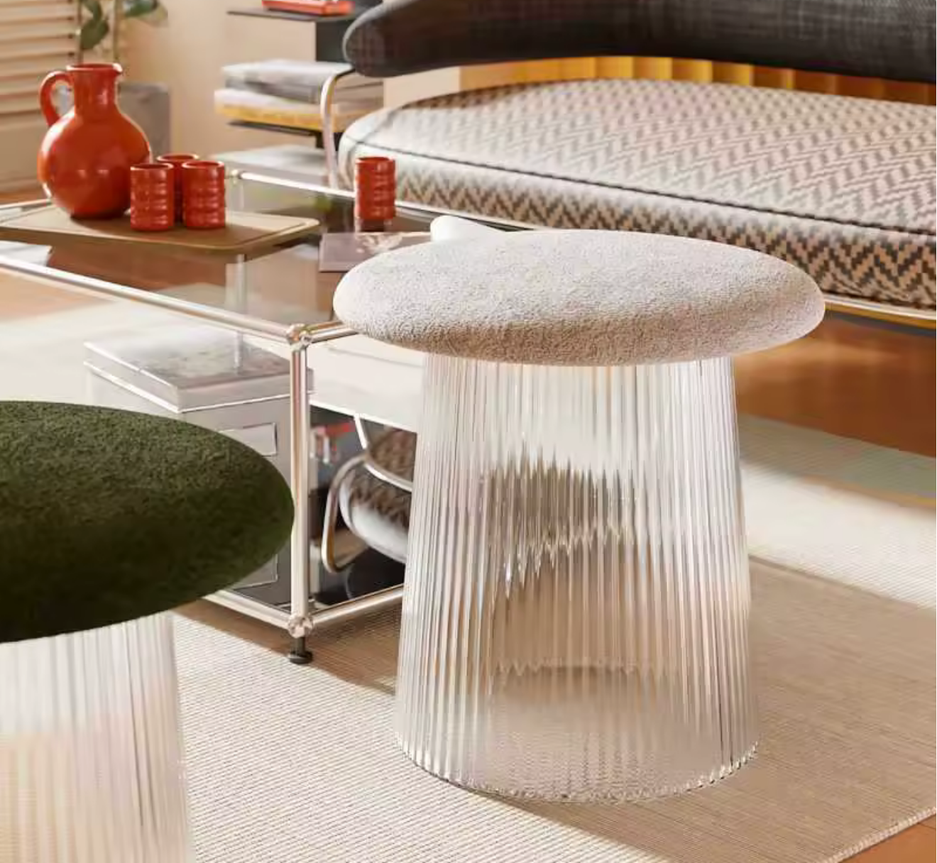 Transparante Lichte Kruk